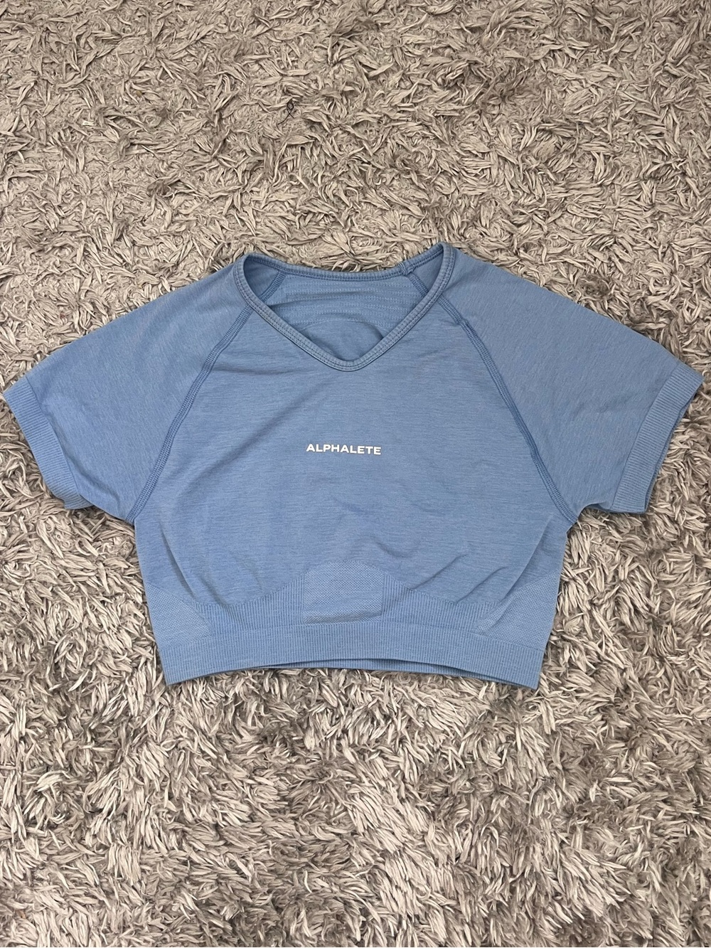 Alphalete Amplify Blue workout Top
